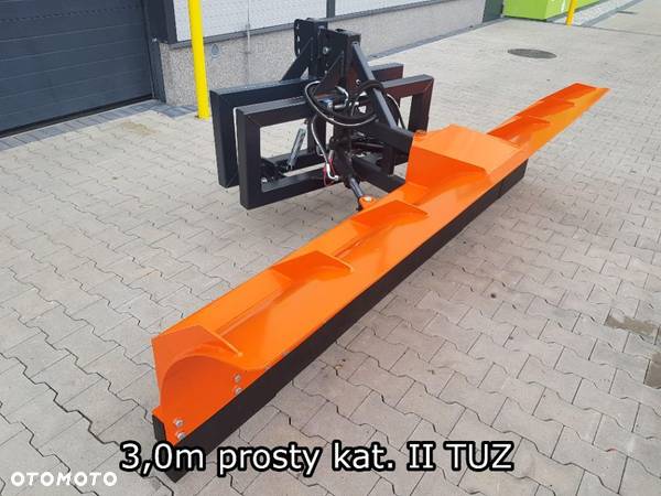 Pług śnieżny do śniegu PROSTY KOMUNALNY euroramka TUZ METAL TECHNIK 1,5m 1,56m 1,85m 2m 2,08m 2,6m 3 - 16