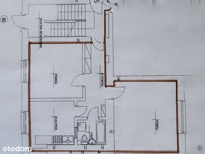 2 pokoje z możliwością 3,  56m2, ul. Przędzalniana-11