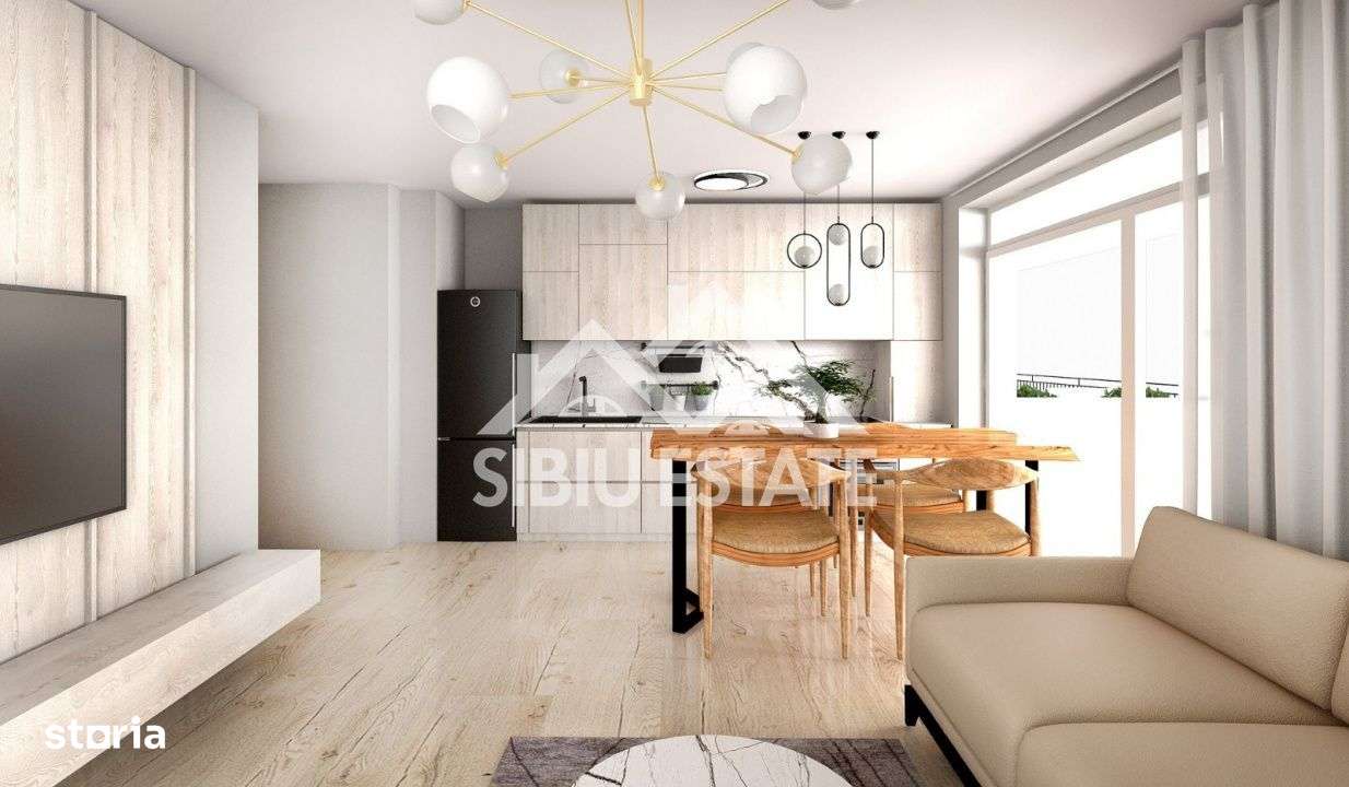 Apartament 2 camere , Finisat la Cheie ,Parcare Inclusă - Imagine principală: 3/5