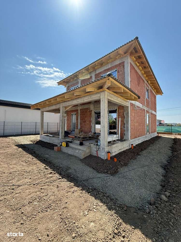 Casa individuala- 3 dormitoare - teren mare -Dumbravita - Imagine principală: 1/14