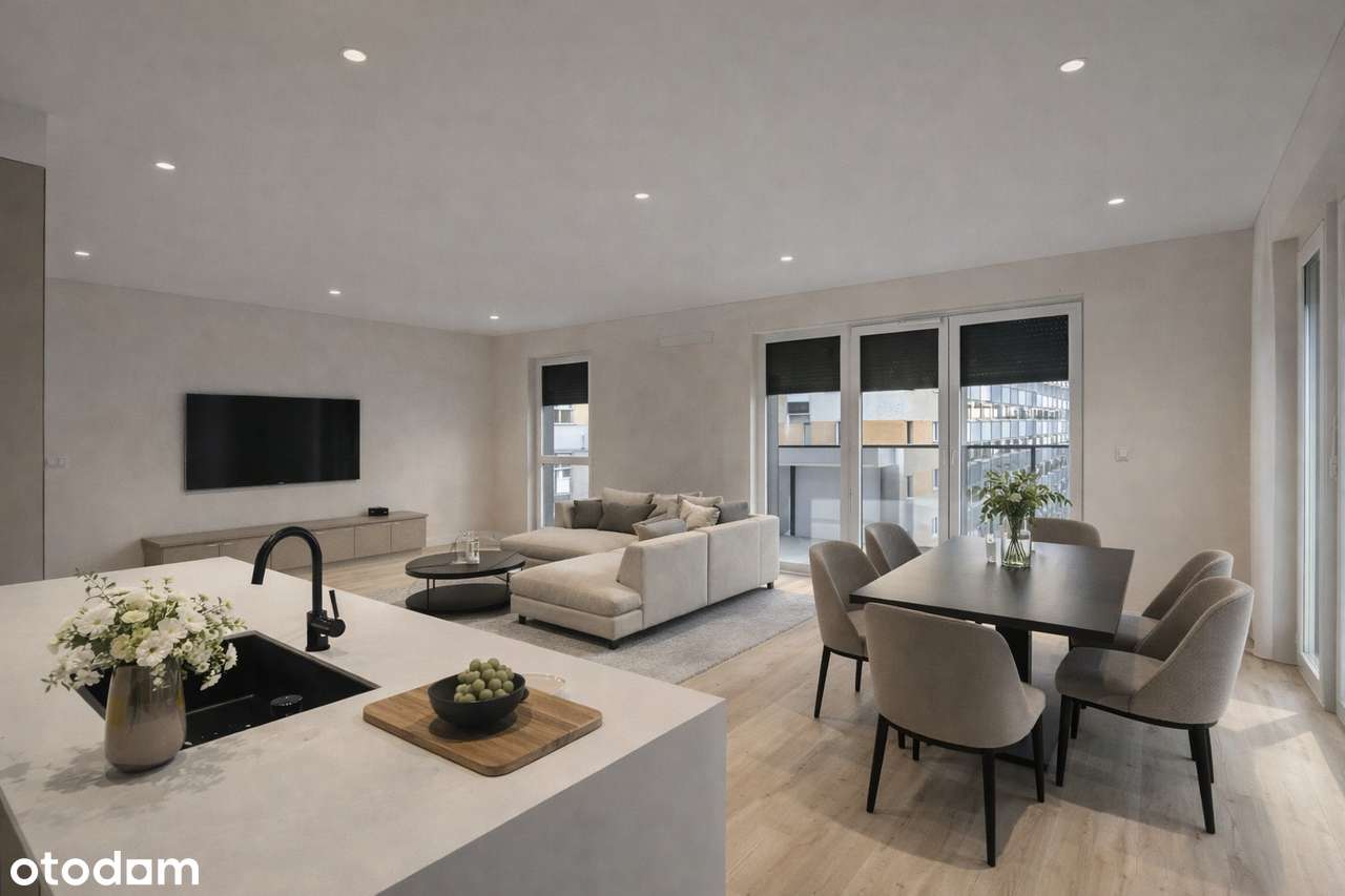 Przestronny i słoneczny apartament na Bartodziejach z panoramą miasta-1