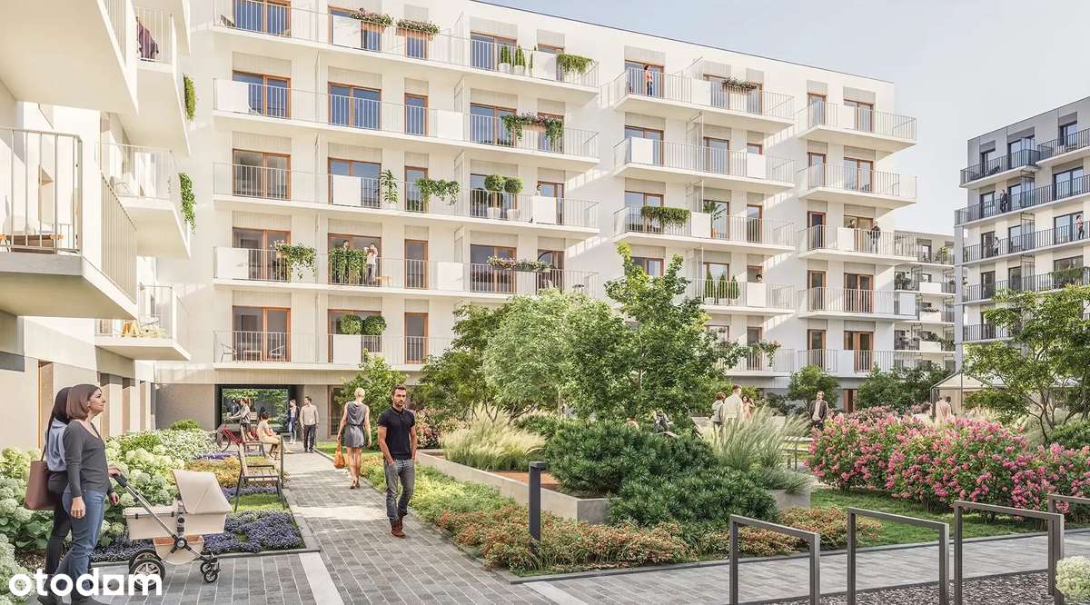 Cesja - 4 pokoje + 3 balkony + 54m² tarasu! Praga Południe, 91,55m² - Pełny obrazek: 4/9