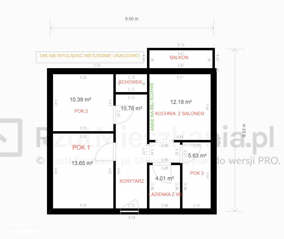 Mieszkanie 3 pokojowe/Świetna lokalizacja/ Hit!-1