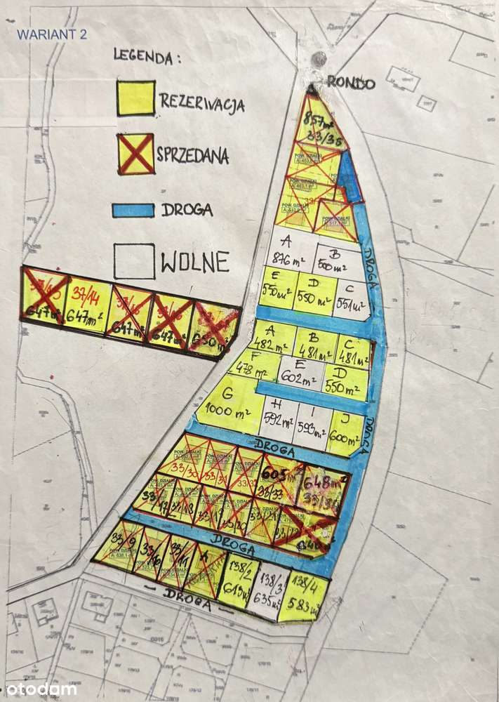 Sprzedam Okolice BEZRZECZA m. REDLICA Działka/i-14