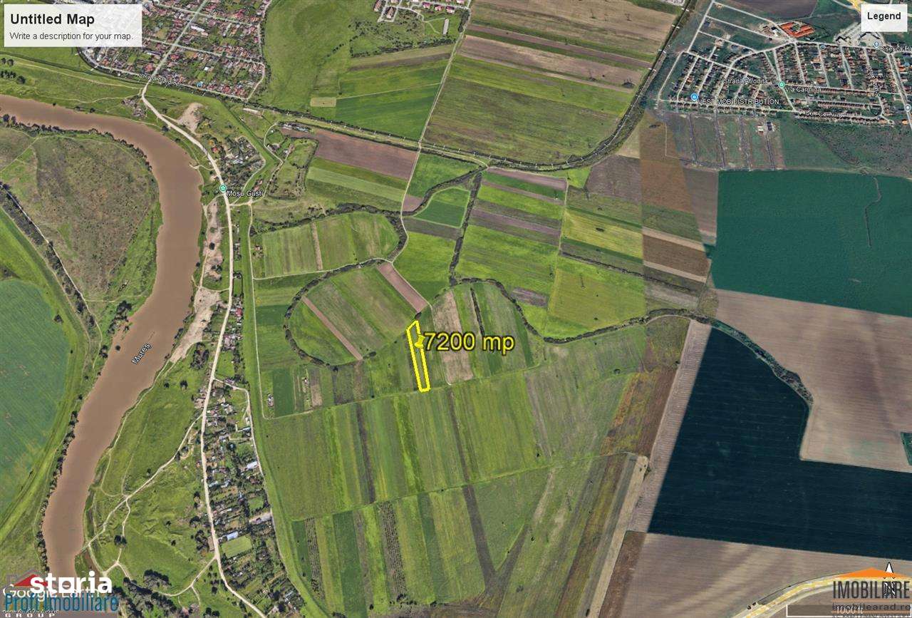 Teren  de 7200 mp in apropiere de raul Mures - Imagine principală: 2/3