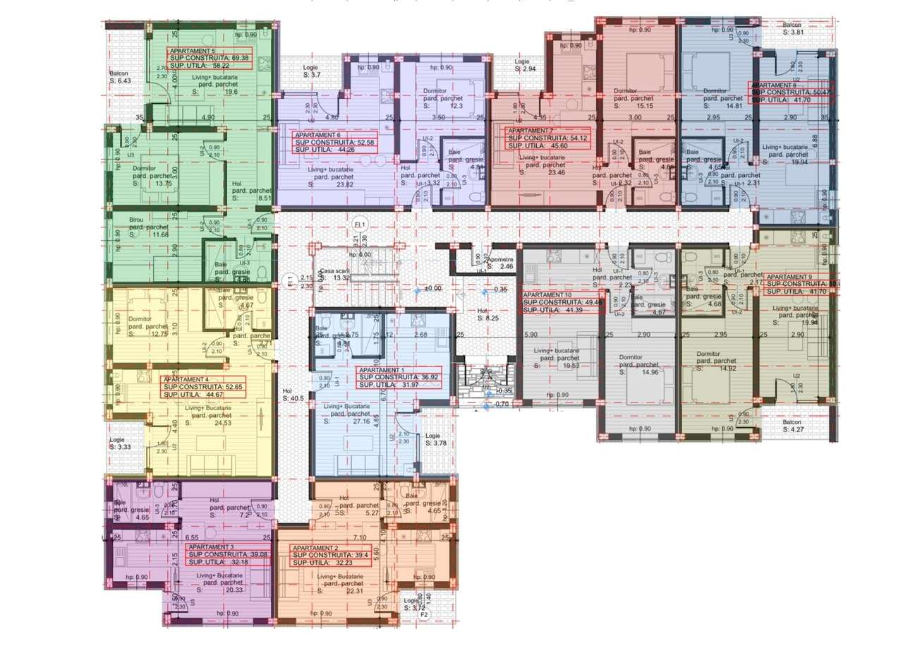 BLOC NOU, zona M. Eminescu– Apartamente cu 1 cam, et. P, 1 si 2 - Imagine principală: 4/6