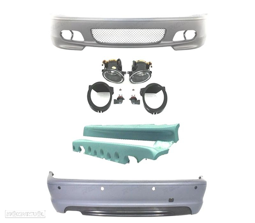 KIT DE CARROÇARIA COMPLETO PACK M2 MII PARA BMW E46 COUPE 99-07 COM PDC - 5