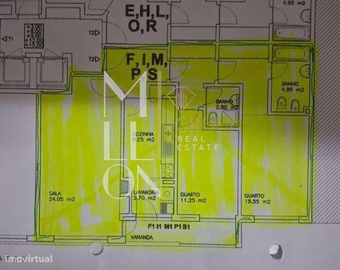 Apartamento T2, Castelo da Maia - Grande imagem: 3/9