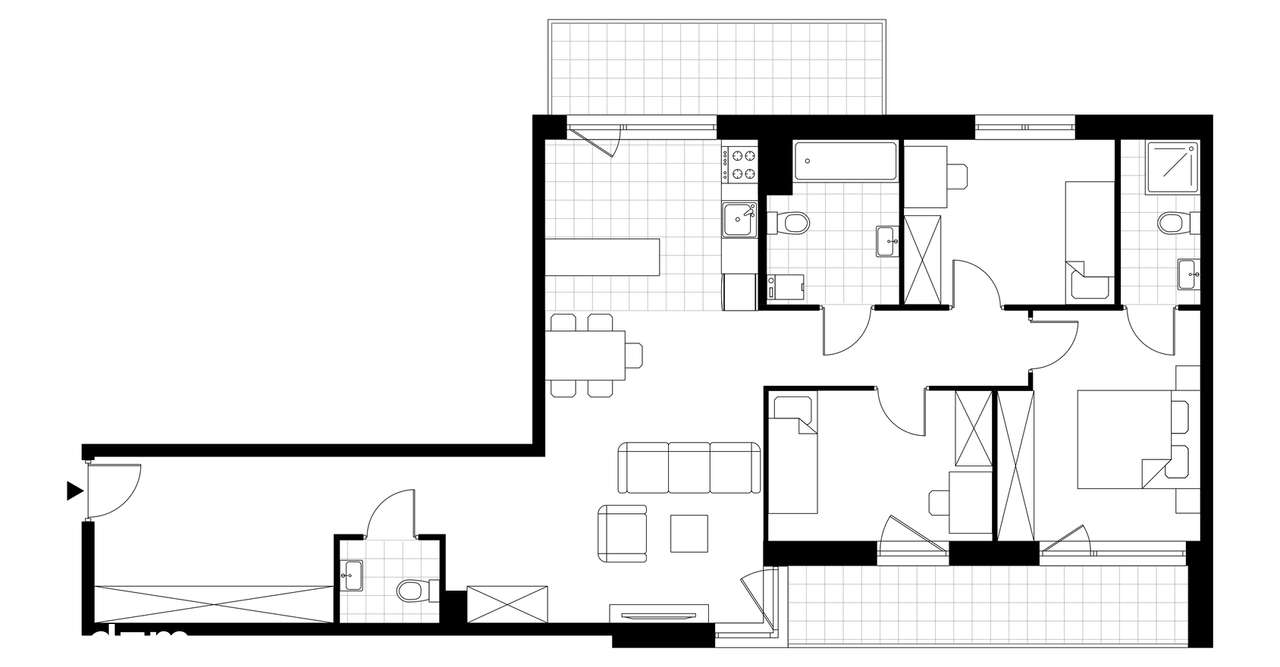 4-pokojowe mieszkanie 87m2 + 2 balkony - Pełny obrazek: 4/9