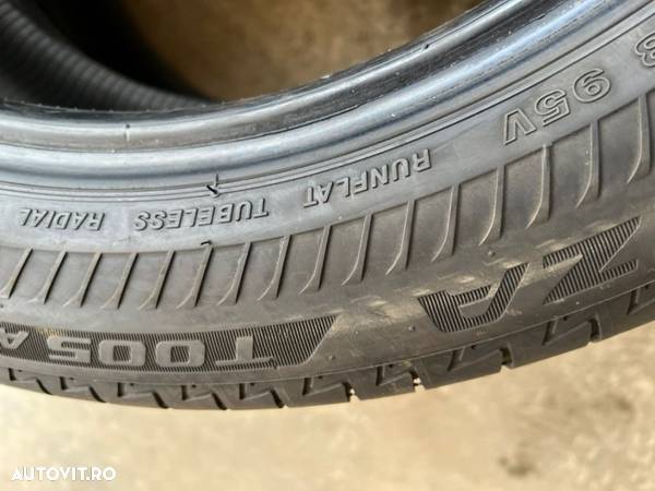 vand 4 anvelope 225/50/18 bridgestone de vară cu runflat ca noi - 7