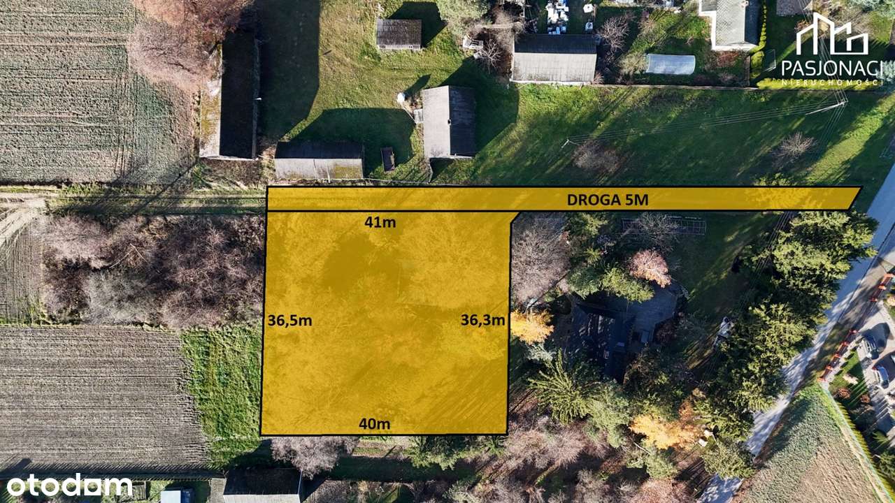 Działka budowlana wśród zieleni Krężnica Jara-4