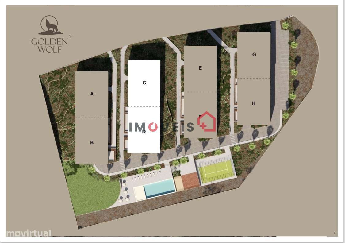 Apartamento T3 - Golden Wolf  - Telheiro, Leiria-15