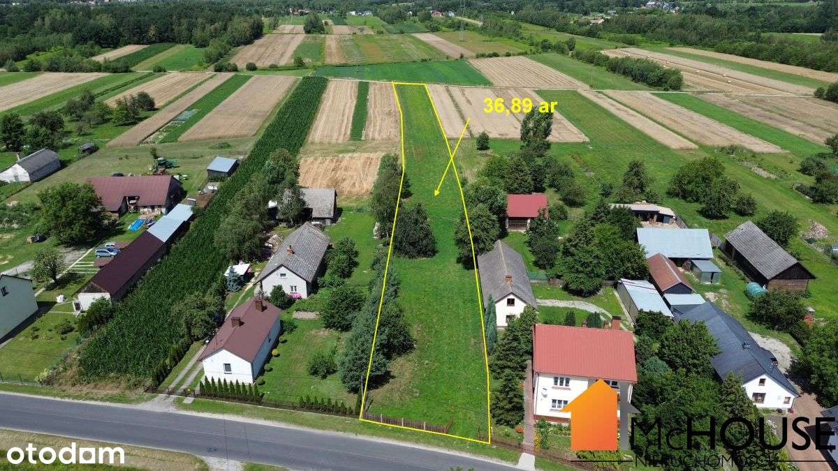 Wola Baran. - wszystkie media, 37ar, droga