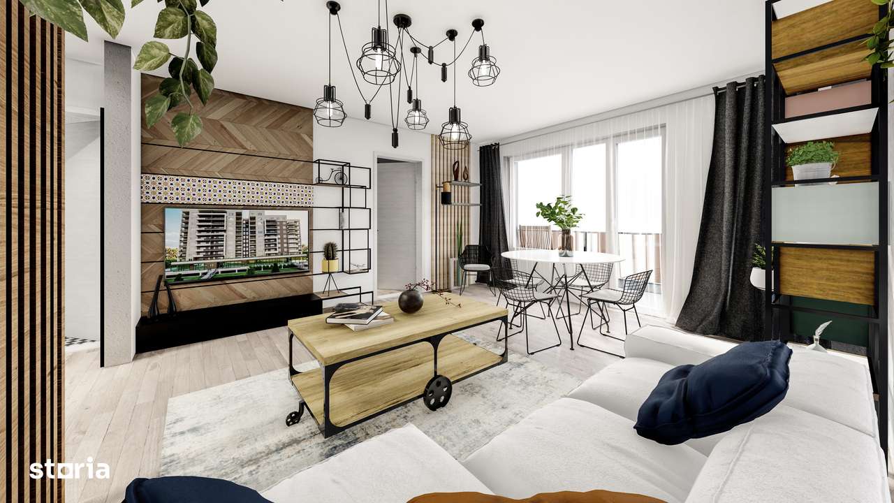 Apartament Tip Studio- 45,80  Mp- Srmonia Residence- Zona Coresi - Imagine principală: 1/22