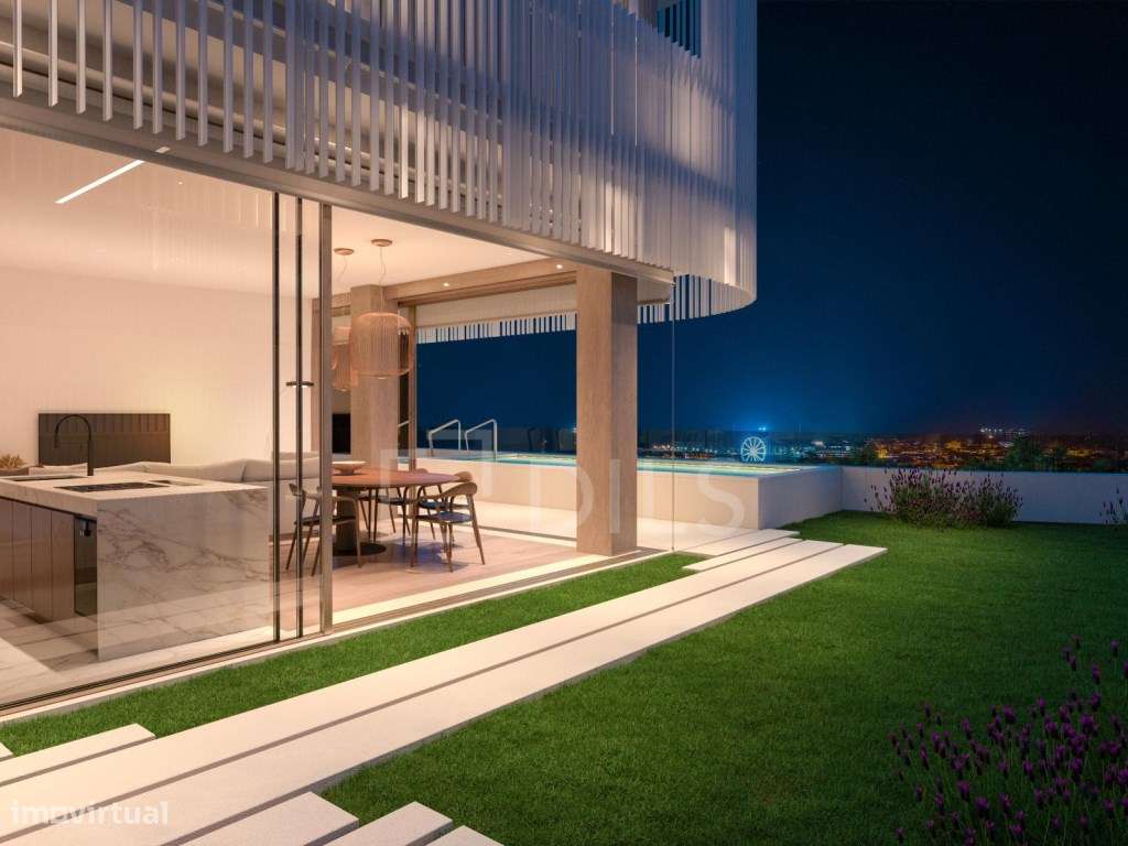Apartamento T3 com terraço, piscina privada e estacionamento em Cas... - Grande imagem: 3/64