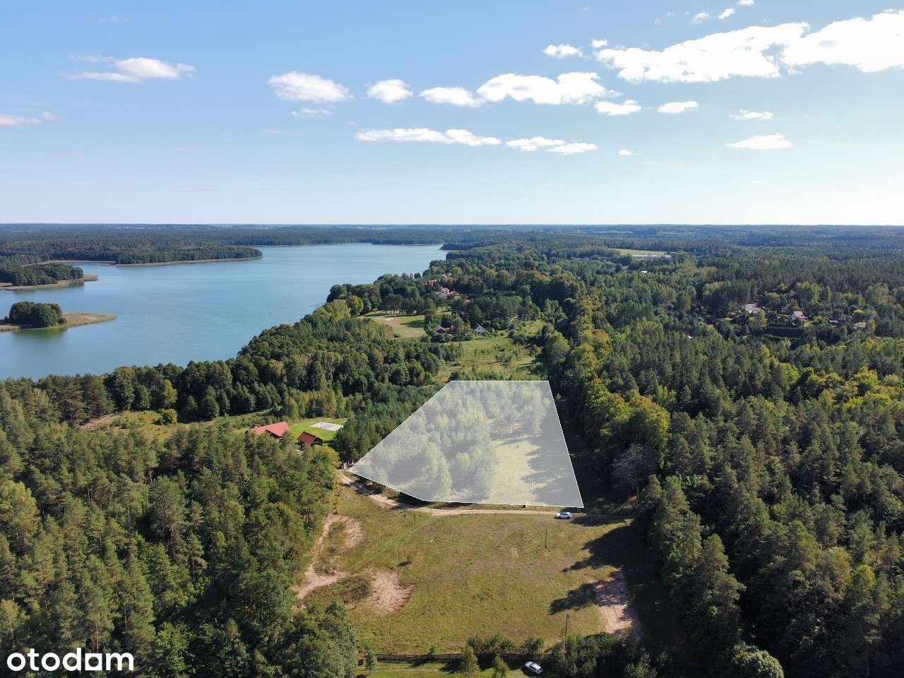 Działka budowlana nad jeziorem Isąg - 0,9ha - Pełny obrazek: 4/6