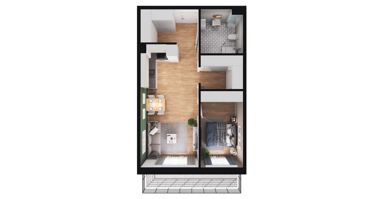 Ostoja Przylesie | mieszkanie wykończone (11/18) - Pełny obrazek: 3/9