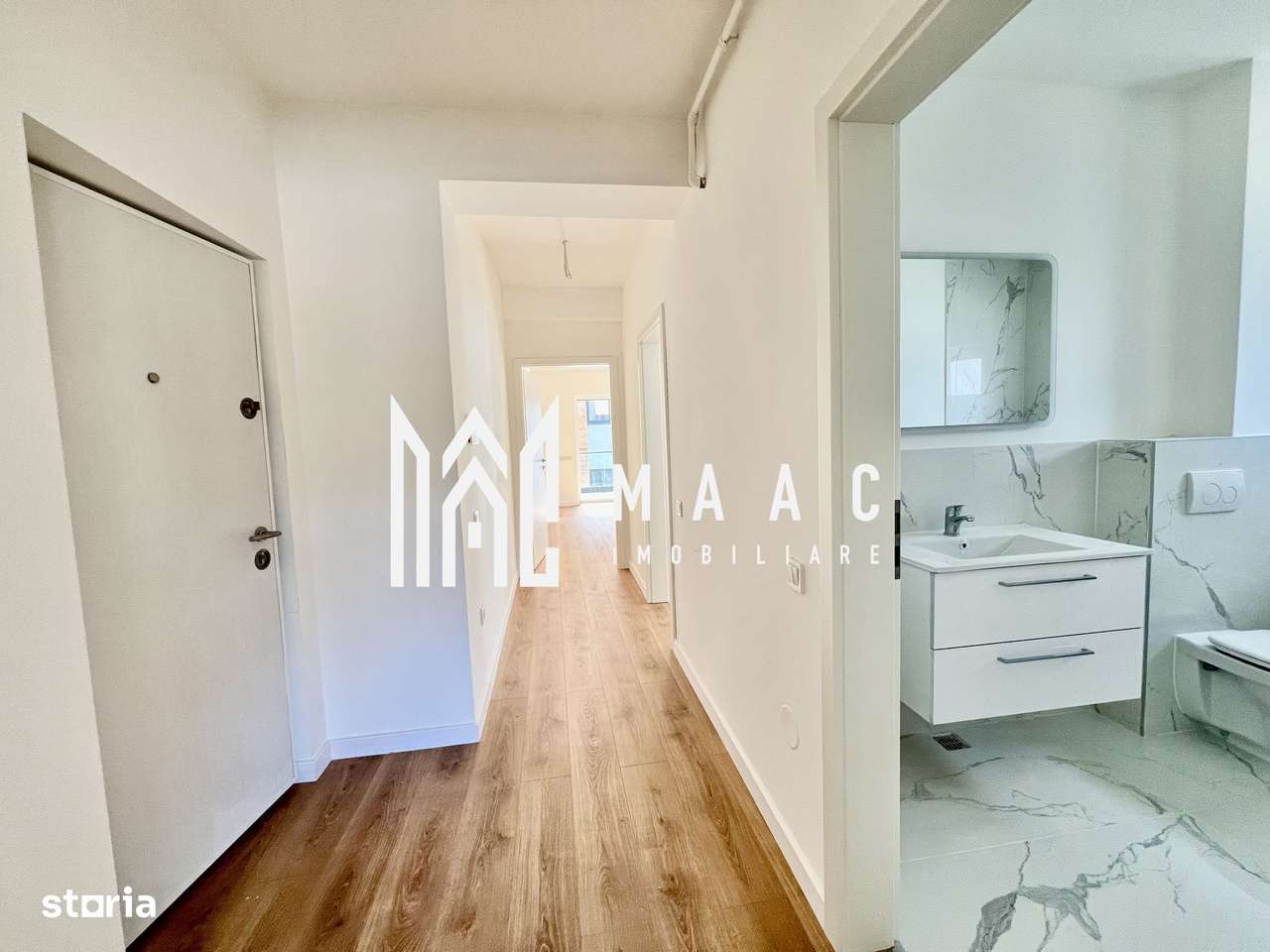 Apartament 2 camere finisat la ALB I 52.60 mp I Balcon I Parcare - Imagine principală: 3/13