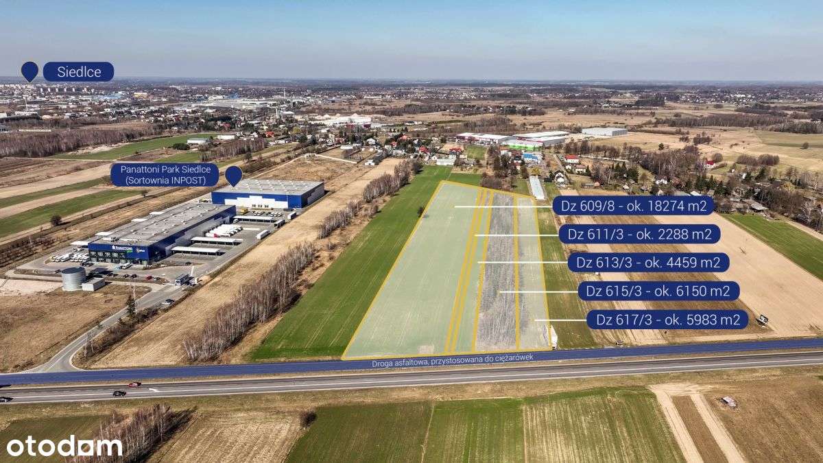 Działka inwestycyjna przemysłowa A2 Siedlce Mpzp - Pełny obrazek: 2/14