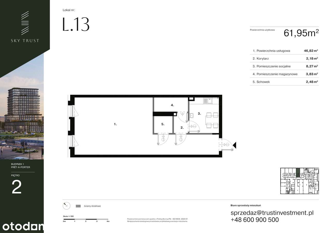 Sky Trust | Lokal użytkowy  U13 - Pełny obrazek: 3/6