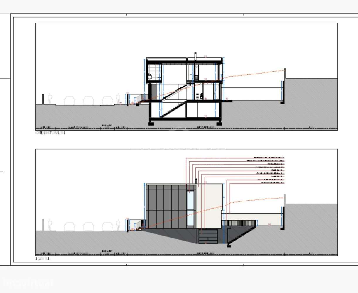 Terreno para construção  Moradia Geminada V3 com projeto aprovado |... - Grande imagem: 3/12