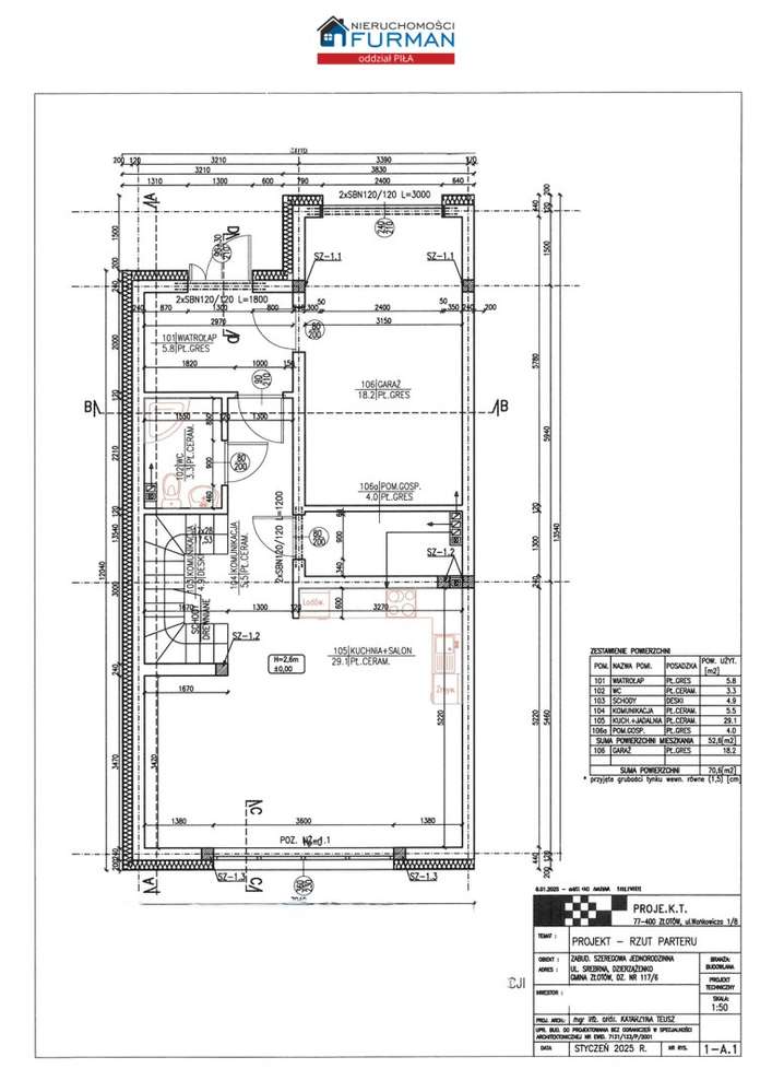 Szereg skrajny na sprzedaż Złotów okolice-14