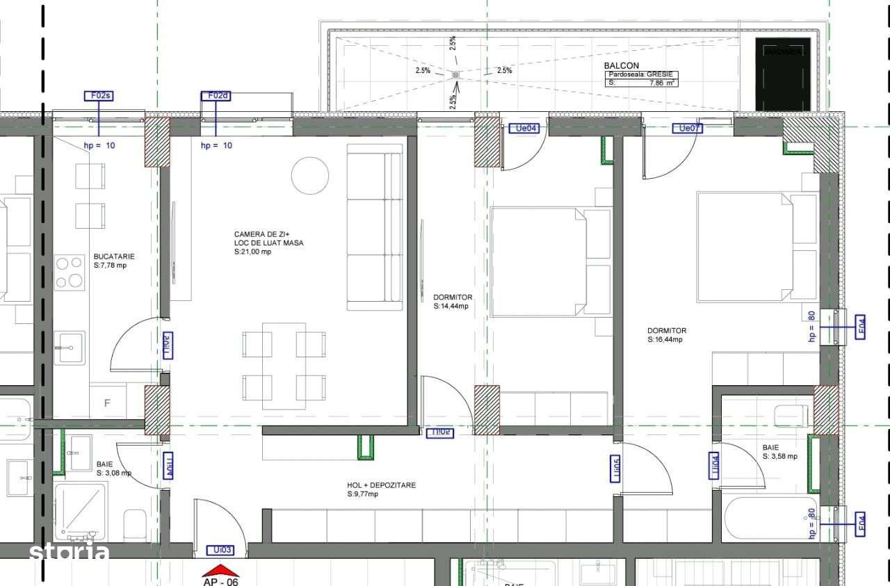 Nautica Residence XV - Baba Novac-LIDL - 85 mp utili - Imagine principală: 3/4