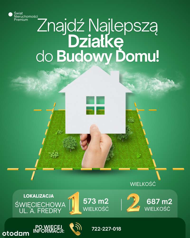 Ostatnia 688 m² Działka na Nowym Os. Blisko Zabudowań - Święciechowa-0