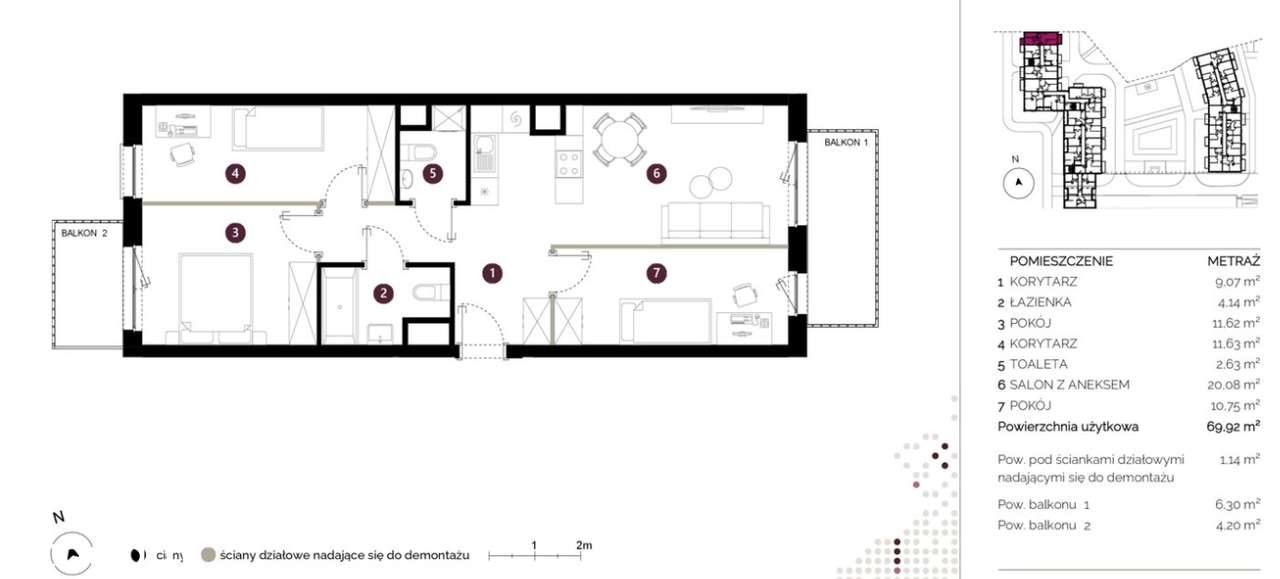 Przestronne mieszkanie 4-pokojowe | 2 balkony | Gotowe do odbioru!-19