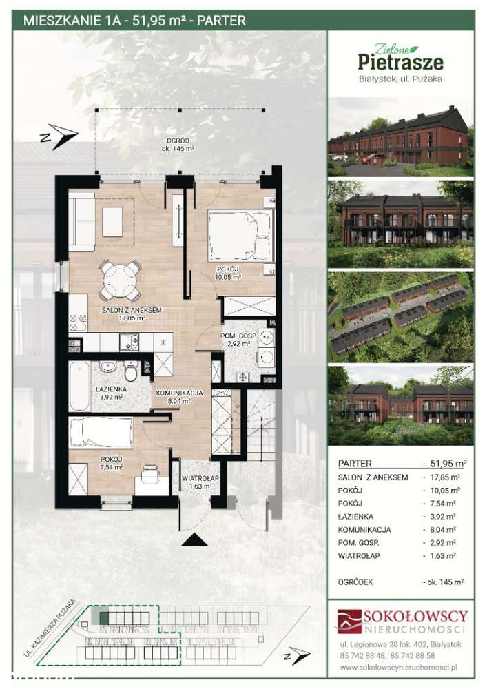 Jaroszówka - mieszkanie 57,68 m2+poddasze 29,64 m2-7