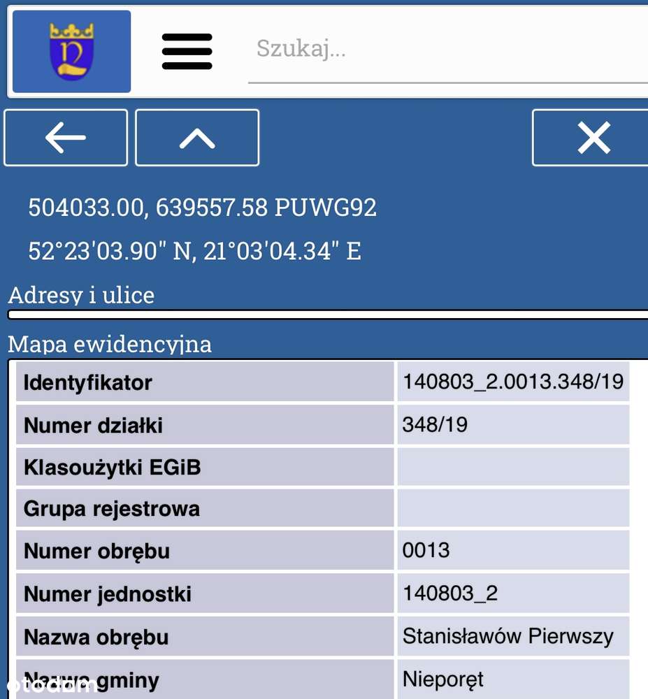 Działka Stanisławów Pierwszy - Pełny obrazek: 5/5