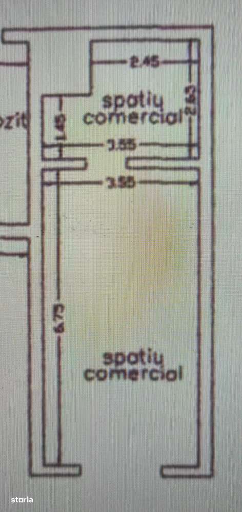 Spatiu comercial/birou 33 mp, semicentral, intrare din strada - Imagine principală: 4/5