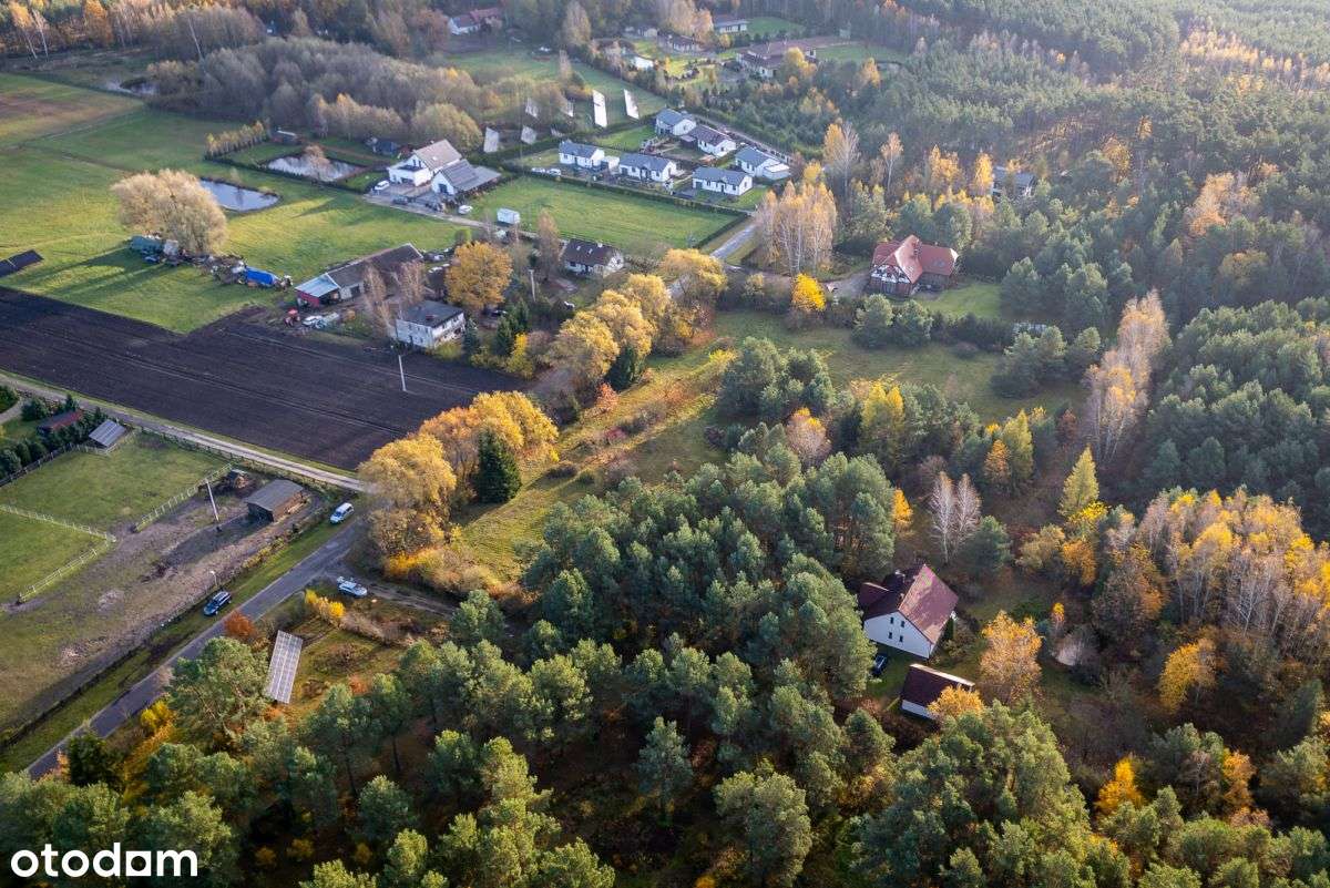 Działka budowlana tuż przy lesie WZ-7