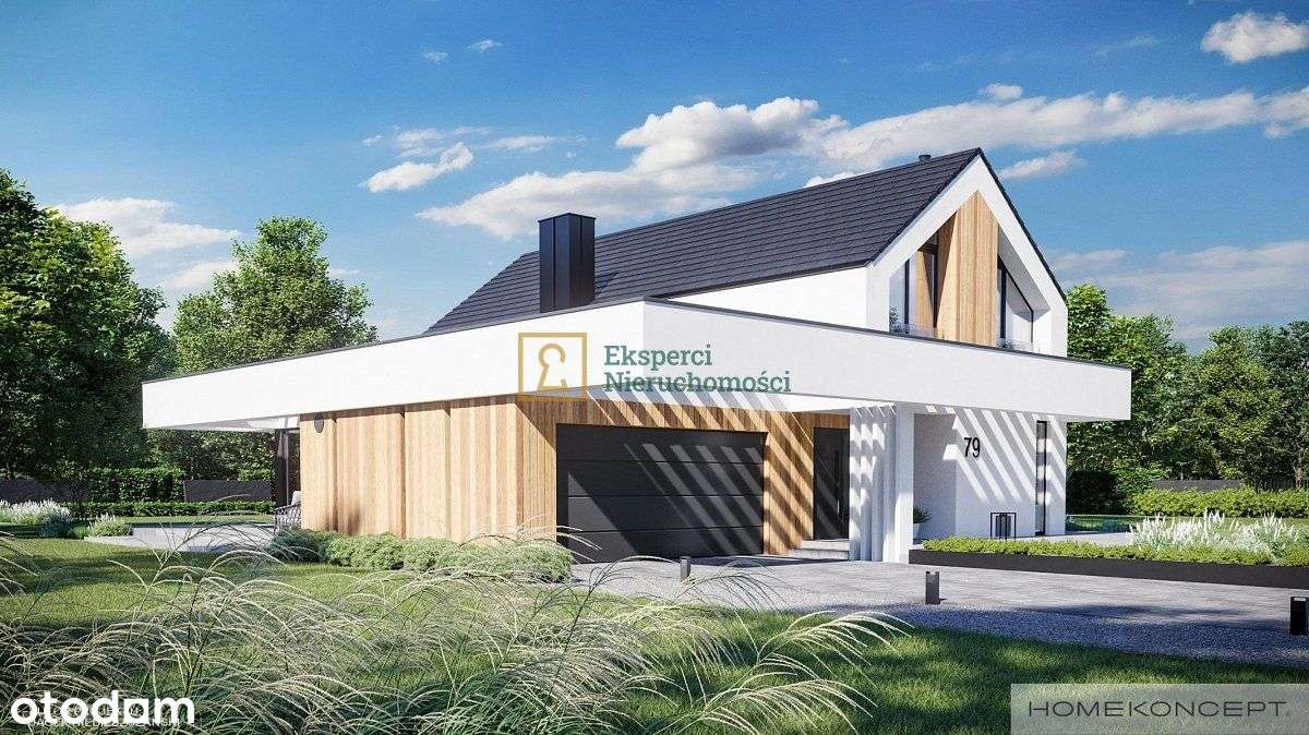 działka budowlana z fundamentem, Zielone wzgórze-11