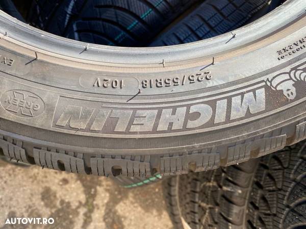 vand 4 anvelope 225/55/18 michelin de iarnă ca noi - 4