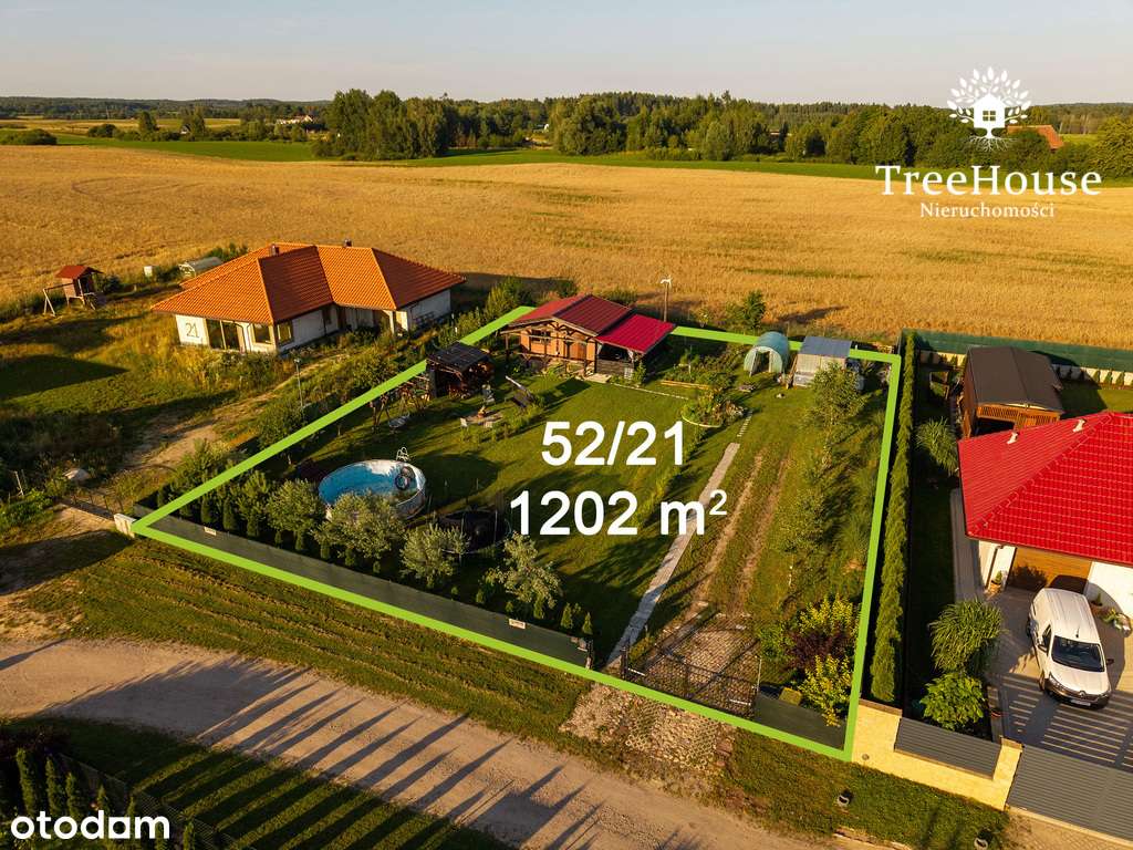 Całoroczny domek z bali blisko Olsztyna