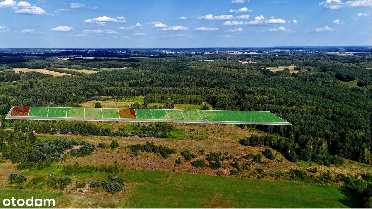 Działki budowlane w otoczeniu lasu-3