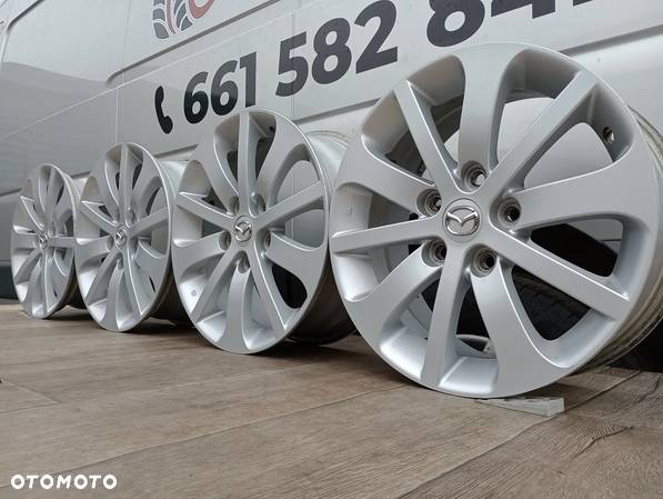 FELGI ALUMINIOWE 5x114 R16 6,5J ET 52,5 MAZDA 3 5 6 CX-3 MX-5 PREMACY - 4