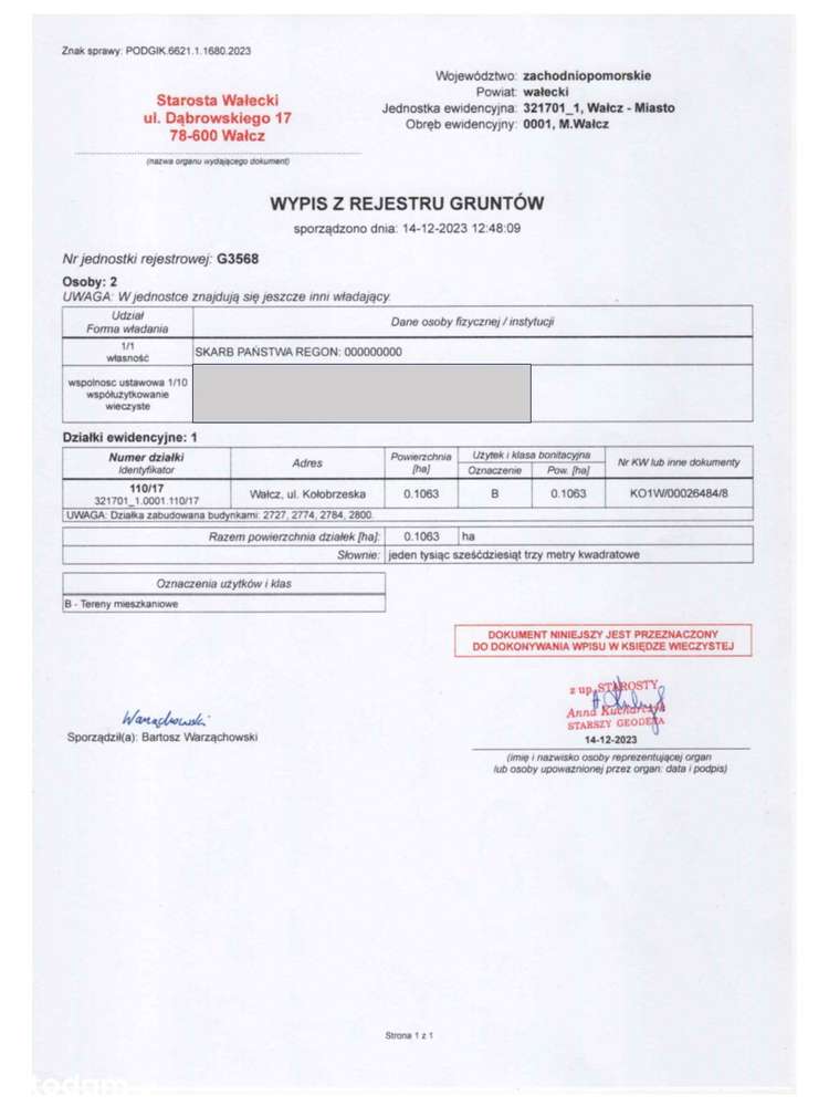 Budynek 40m² z Gruntem | Klasa B (Mieszkaniowa) | GARAŻ | MAGAZYN - Pełny obrazek: 4/5