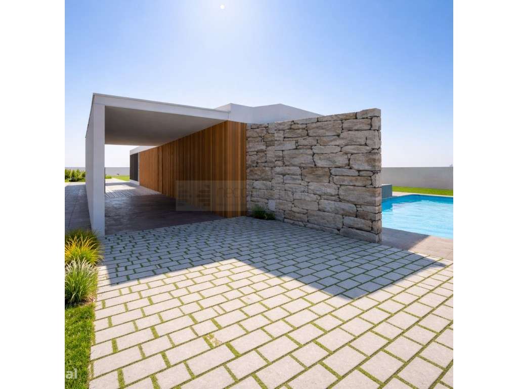 Moradia T3 Nova com Piscina e Design Moderno | Acabamentos de Luxo ...-8