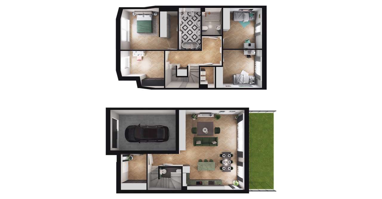 Domy u Źródła Marii | dom 5-pok. | D1 - Pełny obrazek: 3/9