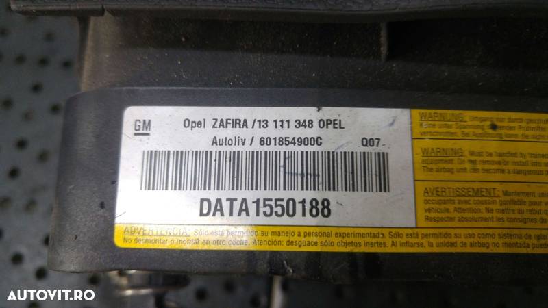 Airbag volan opel zafira b a05 13111348 601854900c - 2