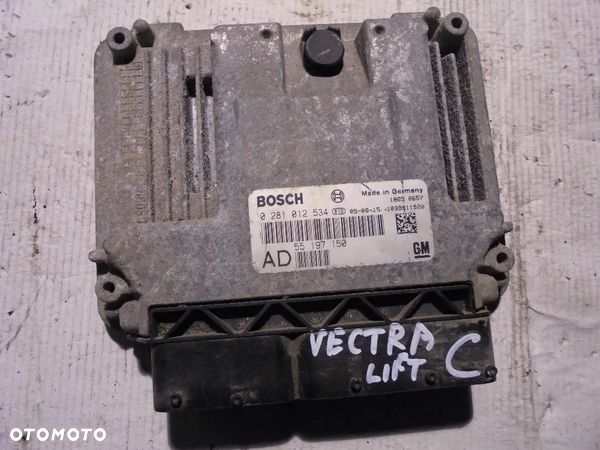 Opel Vectra C Sterownik silnika 0281012534 - 1