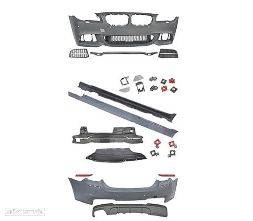 KIT DE CARROCERIA PARA-CHOQUES PARA BMW SERIE 5 F10 PACK M LOOK 10-13 - 1