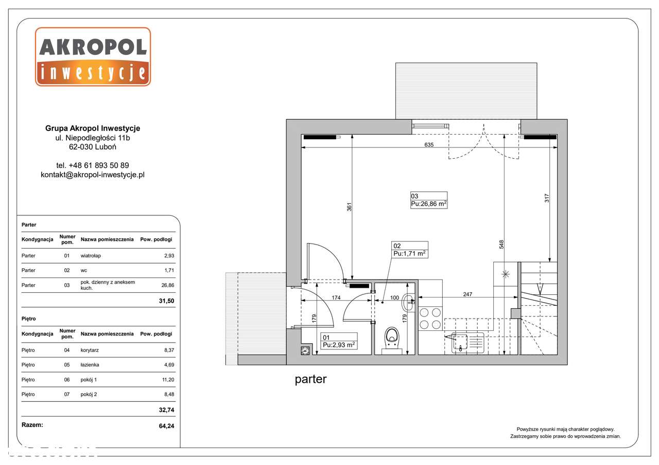 Zielniki obok Środy Wlkp. | dom 3-pok. | M 19/2 - Pełny obrazek: 2/6