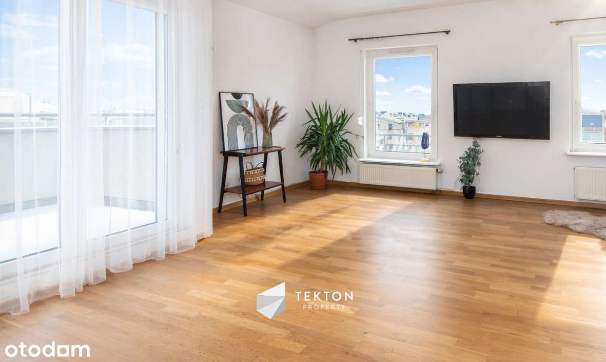 2 pokoje do wejścia  z dużym balkonem i garażem