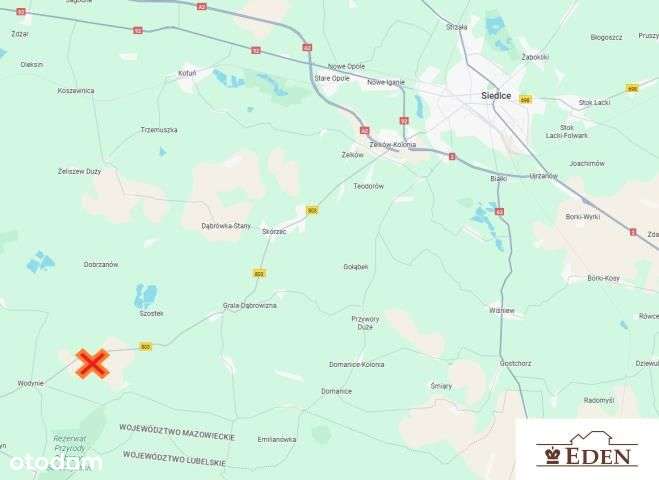 Na sprzedaż otoczona lasami działka - Oleśnica, gm. Wodynie. - Pełny obrazek: 5/5