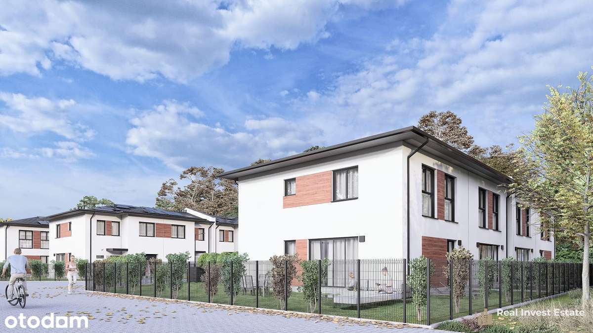 Piękne domy w zabudowie bliźniaczej Kajetany gm. Nadarzyn 2 ETAP-1