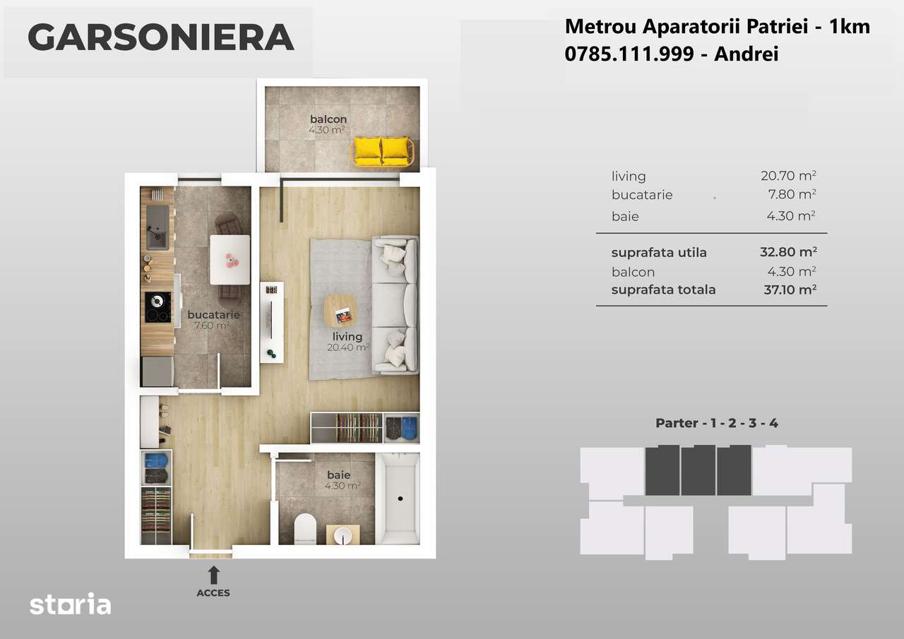 Proiect nou - Aparatorii Patriei metrou 12 min - Imagine principală: 4/7