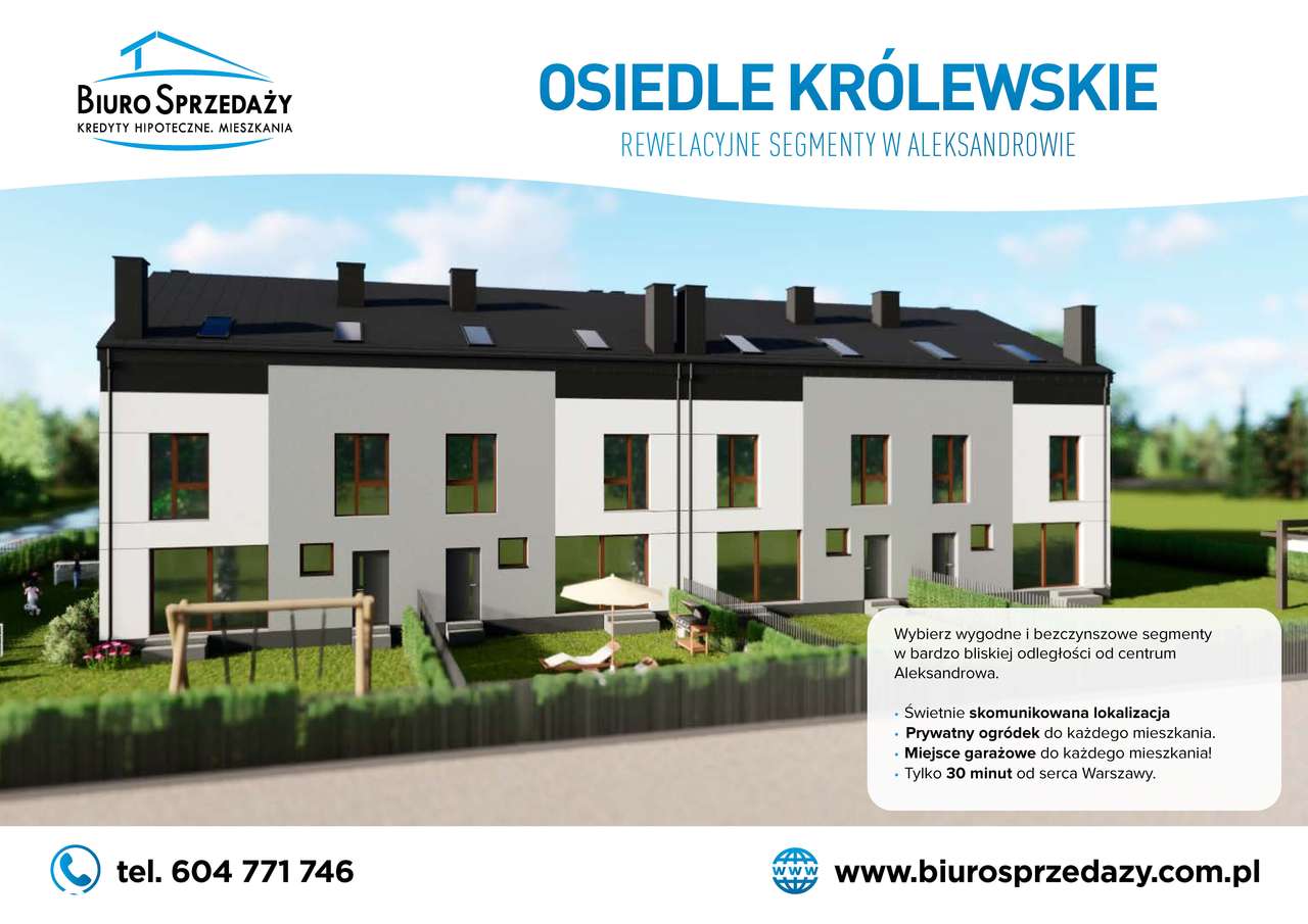 ŚRODKOWY SEGMENT Z DUŻĄ DZIAŁKĄ+GARAŻ+PODJAZD+PODDASZE - Pełny obrazek: 5/9